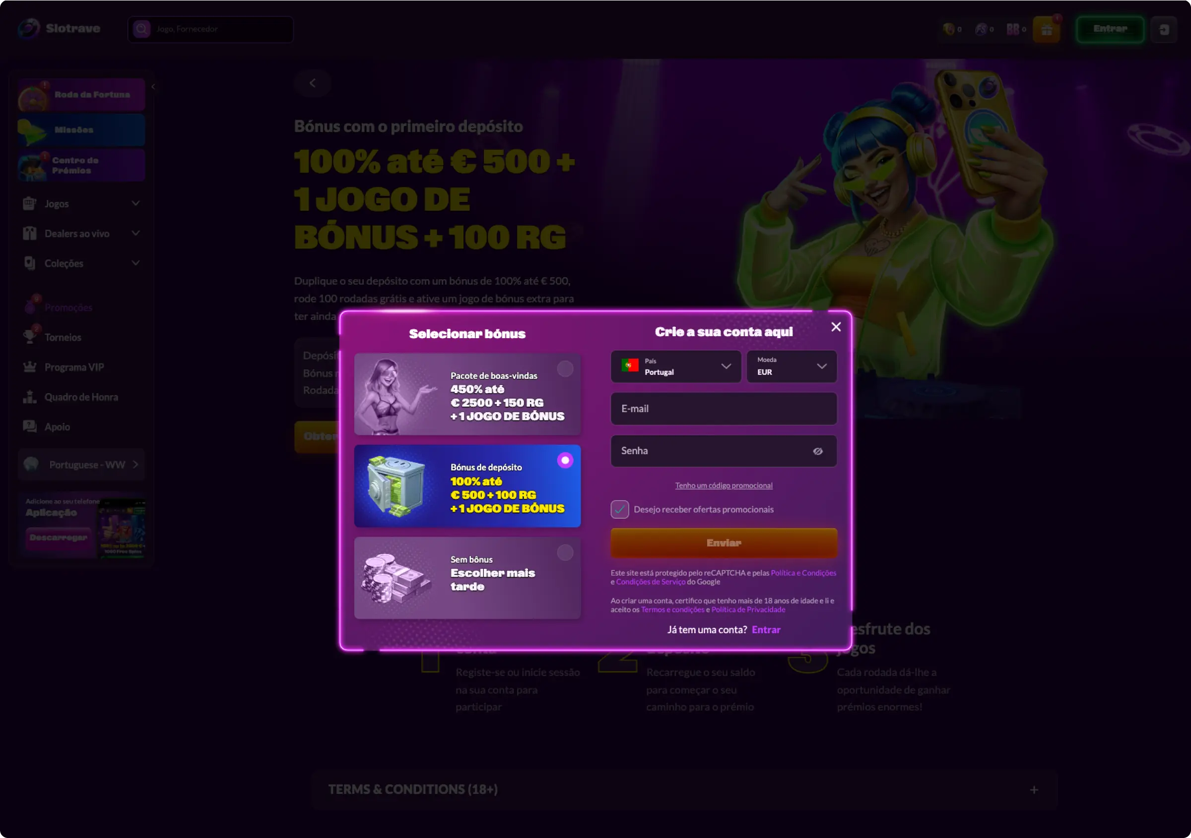 Slotrave Bonificações Slotrave Bonificações